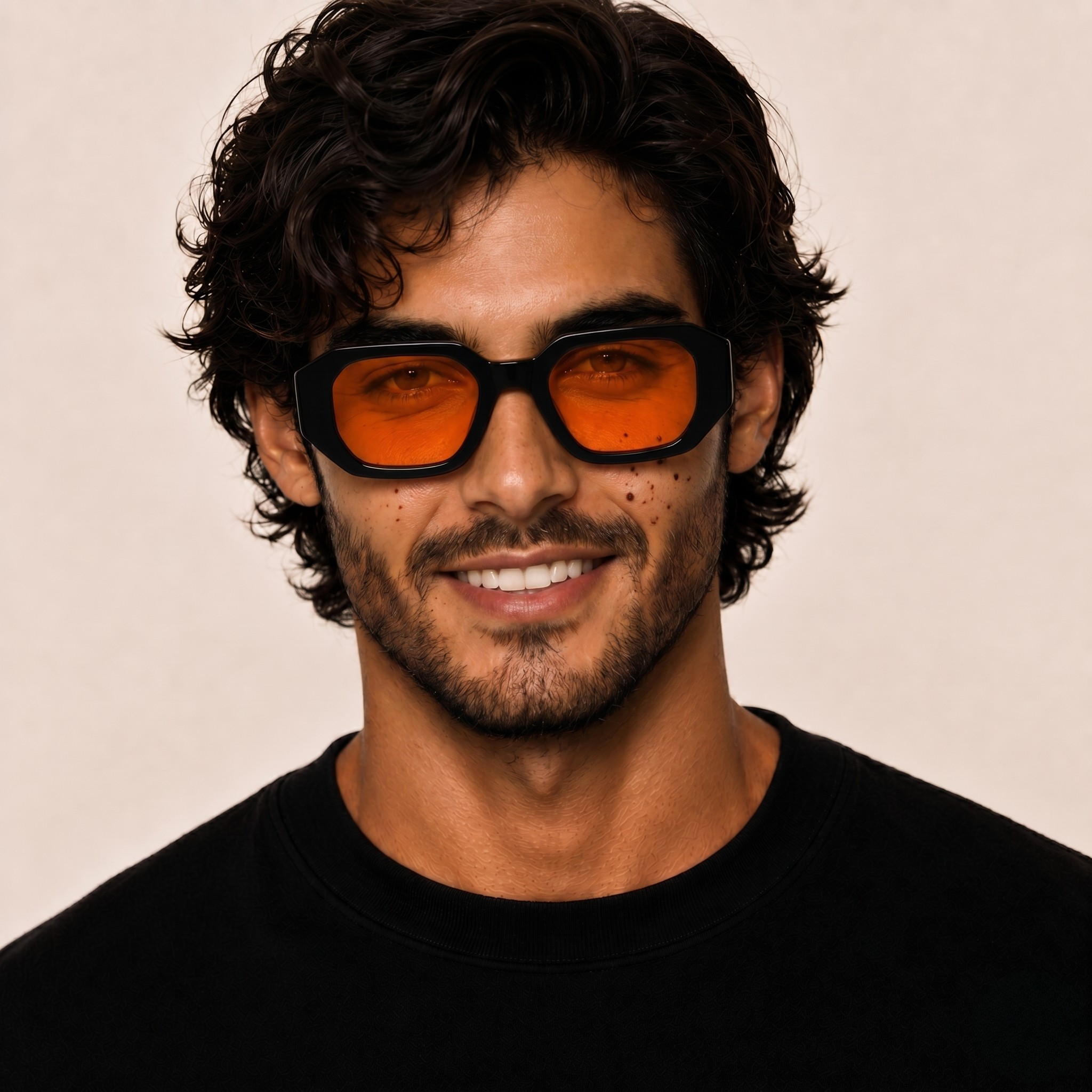 N3 RAFFLES — BLACK/ORANGE