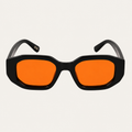  N3 Raffles sunglasses in black with orange lens