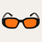  N3 Raffles sunglasses in black with orange lens