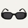 N3 Raffles sunglasses in black with dark black lens
