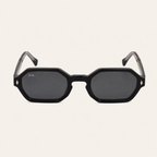 N2 Sinclair sunglasses in black with dark black lens